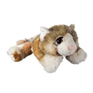 Lil' Pet Hospital Plush Calico Cat Toy 12" Stuffed Animal Realistic Multicolor